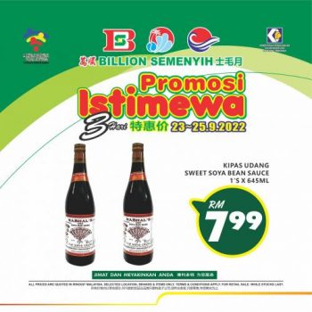 BILLION-Special-Promotion-at-Semenyih-3-1-350x350 23-25 Sep 2022: BILLION Special Promotion at Semenyih