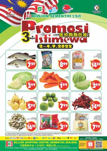 BILLION-Special-Promotion-at-Semenyih-350x495 - Promotions & Freebies Selangor Supermarket & Hypermarket 