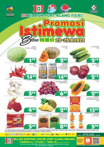 BILLION-Weekend-Promotion-at-Port-Klang-350x495 - Promotions & Freebies Selangor Supermarket & Hypermarket 