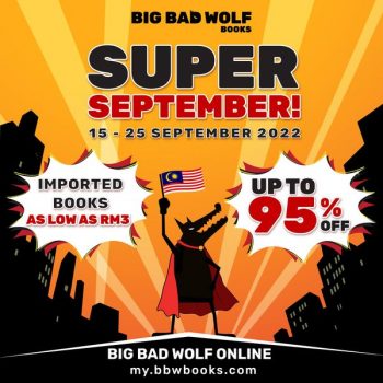 Big-Bad-Wolf-Books-Super-September-Deal-350x350 - Books & Magazines Johor Kedah Kelantan Kuala Lumpur Melaka Negeri Sembilan Online Store Pahang Penang Perak Perlis Promotions & Freebies Putrajaya Sabah Sarawak Selangor Stationery Terengganu 