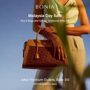 Bonia-Malaysia-Day-Sale-at-Johor-Premium-Outlets-350x350 - Bags Fashion Accessories Fashion Lifestyle & Department Store Handbags Johor Malaysia Sales 
