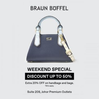 Braun-Buffel-Weekend-Sale-at-Johor-Premium-Outlets-1-350x350 - Bags Fashion Accessories Fashion Lifestyle & Department Store Handbags Johor Malaysia Sales 