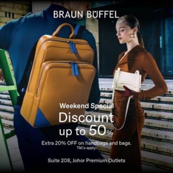 Braun-Buffel-Weekend-Sale-at-Johor-Premium-Outlets-350x350 - Bags Fashion Accessories Fashion Lifestyle & Department Store Handbags Johor Malaysia Sales 