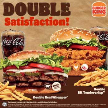 Burger-King-Double-Real-Whopper-Double-BK-Tendercrisp-Deal-350x350 - Beverages Food , Restaurant & Pub Johor Kedah Kelantan Kuala Lumpur Melaka Negeri Sembilan Pahang Penang Perak Perlis Promotions & Freebies Putrajaya Sabah Sarawak Selangor Terengganu 