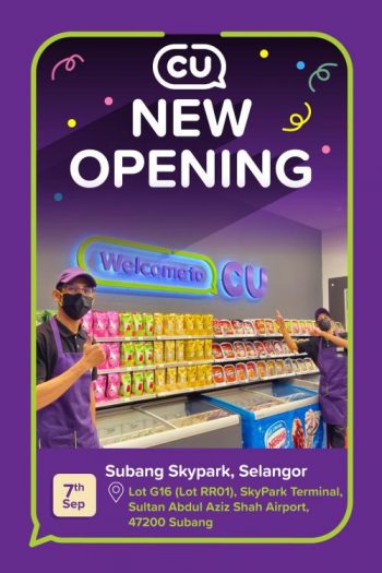 CU-Opening-Promotion-at-SkyPark-Subang-Terminal-350x525 - Promotions & Freebies Selangor Supermarket & Hypermarket 