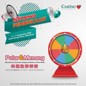 Caring-Pharmacy-Opening-Promotion-at-Jalan-Bunga-Raya-Mentakab-4-350x350 - Beauty & Health Health Supplements Pahang Personal Care Promotions & Freebies 