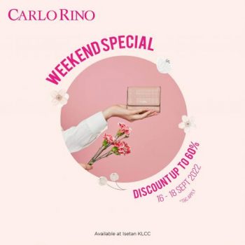 Carlo-Rino-Weekend-Sale-at-Isetan-KLCC-350x350 - Bags Fashion Accessories Fashion Lifestyle & Department Store Handbags Kuala Lumpur Malaysia Sales Selangor 