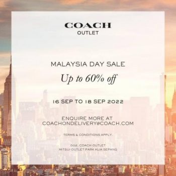 Coach-Malaysia-Day-Sale-at-Mitsui-Outlet-Park-350x350 - Bags Fashion Accessories Fashion Lifestyle & Department Store Handbags Malaysia Sales Selangor 