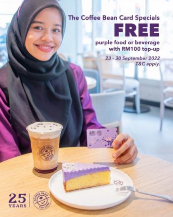 Coffee-Bean-Top-Up-TCB-Card-FREE-Purple-Food-or-Beverage-Promotion-350x437 - Beverages Food , Restaurant & Pub Johor Kedah Kelantan Kuala Lumpur Melaka Negeri Sembilan Pahang Penang Perak Perlis Promotions & Freebies Putrajaya Selangor Terengganu 