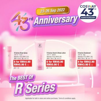 Cosway-Anniversary-R-Series-Promotion-1-350x350 - Beauty & Health Cosmetics Fragrances Johor Kedah Kelantan Kuala Lumpur Melaka Negeri Sembilan Online Store Pahang Penang Perak Perlis Personal Care Promotions & Freebies Putrajaya Sabah Sarawak Selangor Skincare Terengganu 