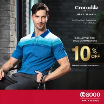 Crocodile-Promotion-at-SOGO-Kuala-Lumpur-350x350 - Apparels Fashion Accessories Fashion Lifestyle & Department Store Kuala Lumpur Promotions & Freebies Selangor 