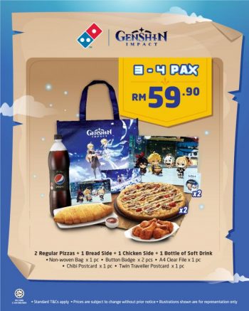 Dominos-Pizza-Emergency-Food-Combo-Free-Genshin-Impact-Collectibles-Promotion-2-350x437 - Beverages Food , Restaurant & Pub Johor Kedah Kelantan Kuala Lumpur Melaka Negeri Sembilan Online Store Pahang Penang Perak Perlis Pizza Promotions & Freebies Putrajaya Sabah Sarawak Selangor Terengganu 