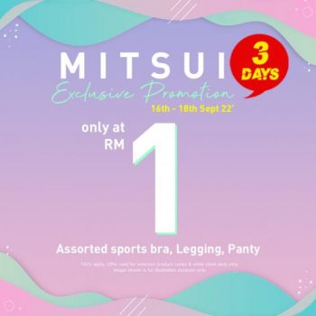 Energized-Special-Promotion-at-Mitsui-Outlet-Park-1-350x350 - Fashion Accessories Fashion Lifestyle & Department Store Lingerie Promotions & Freebies Selangor Underwear 