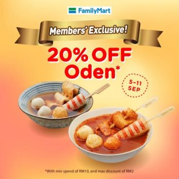 FamilyMart-Member-20-OFF-Oden-Promotion-350x350 - Johor Kedah Kelantan Kuala Lumpur Melaka Negeri Sembilan Pahang Penang Perak Perlis Promotions & Freebies Putrajaya Sabah Sarawak Selangor Supermarket & Hypermarket Terengganu 