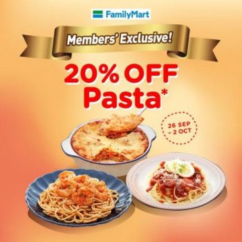 FamilyMart-Member-20-OFF-Pasta-Promotion-350x350 - Beverages Food , Restaurant & Pub Johor Kedah Kelantan Kuala Lumpur Melaka Negeri Sembilan Pahang Penang Perak Perlis Promotions & Freebies Putrajaya Sabah Sarawak Selangor Supermarket & Hypermarket Terengganu 