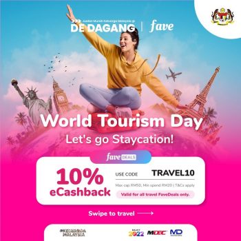 Fave-World-Tourism-Day-Deal-350x350 - Johor Kedah Kelantan Kuala Lumpur Melaka Negeri Sembilan Online Store Others Pahang Penang Perak Perlis Promotions & Freebies Putrajaya Sabah Sarawak Selangor Terengganu 