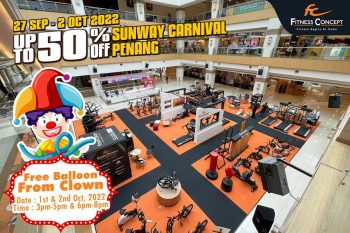 Fitness-Concept-39th-Anniversary-Roadshow-at-Sunway-Carnival-Mall-350x233 - Fitness Penang Promotions & Freebies Sports,Leisure & Travel 