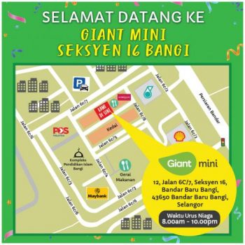 Giant-Mini-Opening-Promotion-at-Seksyen-16-Bangi-Taman-Puchong-Permai-1-350x350 - Promotions & Freebies Selangor Supermarket & Hypermarket 