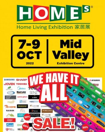 HOMEs-Home-Living-Exhibition-Sale-at-Mid-Valley-350x438 - Electronics & Computers Furniture Home & Garden & Tools Home Appliances Home Decor Kitchen Appliances Kuala Lumpur Malaysia Sales Selangor This Week Sales In Malaysia Upcoming Sales In Malaysia 