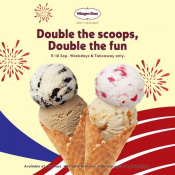 Haagen-Dazs-Double-the-Fun-Deal-350x350 - Beverages Food , Restaurant & Pub Ice Cream Johor Kedah Kelantan Kuala Lumpur Melaka Negeri Sembilan Pahang Penang Perak Perlis Promotions & Freebies Putrajaya Sabah Sarawak Selangor Terengganu 