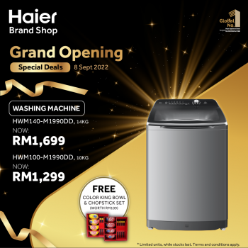 Haier-Grand-Opening-Deal-at-Nilais-10-350x350 - Electronics & Computers Home Appliances Kitchen Appliances Negeri Sembilan Promotions & Freebies 