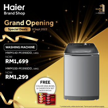 Haier-Grand-Opening-Deal-at-Nilais-10-350x350 - Electronics & Computers Home Appliances Kitchen Appliances Negeri Sembilan Promotions & Freebies