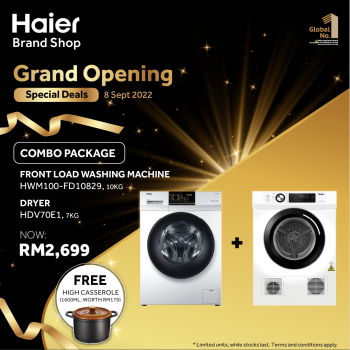 Haier-Grand-Opening-Deal-at-Nilais-3-350x350 - Electronics & Computers Home Appliances Kitchen Appliances Negeri Sembilan Promotions & Freebies 