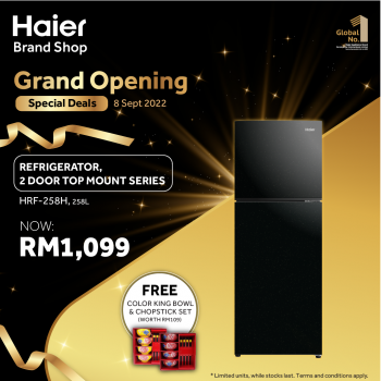 Haier-Grand-Opening-Deal-at-Nilais-6-350x350 - Electronics & Computers Home Appliances Kitchen Appliances Negeri Sembilan Promotions & Freebies 