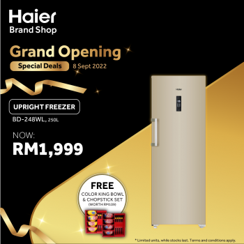 Haier-Grand-Opening-Deal-at-Nilais-7-350x350 - Electronics & Computers Home Appliances Kitchen Appliances Negeri Sembilan Promotions & Freebies 