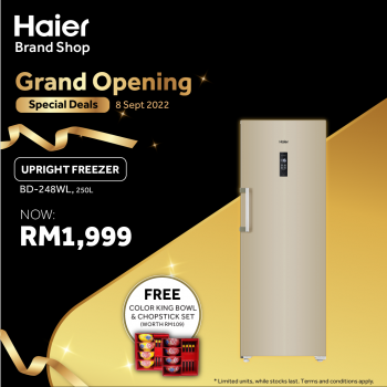 Haier-Grand-Opening-Deal-at-Nilais-7-350x350 - Electronics & Computers Home Appliances Kitchen Appliances Negeri Sembilan Promotions & Freebies