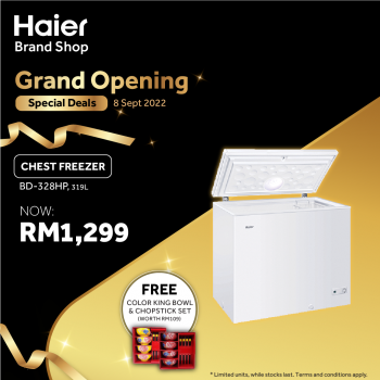 Haier-Grand-Opening-Deal-at-Nilais-8-350x350 - Electronics & Computers Home Appliances Kitchen Appliances Negeri Sembilan Promotions & Freebies 