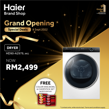 Haier-Grand-Opening-Deal-at-Nilais-9-350x350 - Electronics & Computers Home Appliances Kitchen Appliances Negeri Sembilan Promotions & Freebies 