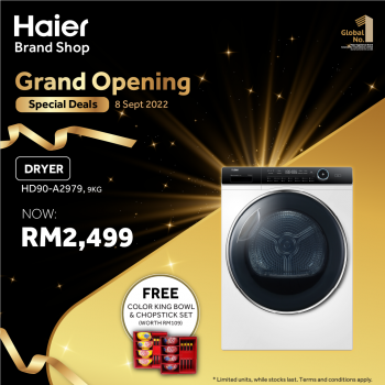 Haier-Grand-Opening-Deal-at-Nilais-9-350x350 - Electronics & Computers Home Appliances Kitchen Appliances Negeri Sembilan Promotions & Freebies