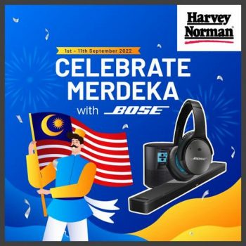 Harvey-Norman-BOSE-Merdeka-Promotion-350x350 - Audio System & Visual System Electronics & Computers Johor Kedah Kelantan Kuala Lumpur Melaka Negeri Sembilan Online Store Pahang Penang Perak Perlis Promotions & Freebies Putrajaya Sabah Sarawak Selangor Terengganu 