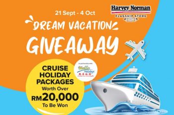 Harvey-Norman-Dream-Vacation-Giveaway-350x232 - Computer Accessories Electronics & Computers Events & Fairs Home Appliances IT Gadgets Accessories Johor Kedah Kelantan Kitchen Appliances Kuala Lumpur Melaka Negeri Sembilan Online Store Others Pahang Penang Perak Perlis Putrajaya Sabah Sarawak Selangor Terengganu 