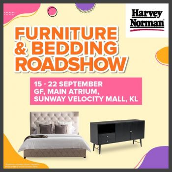 Harvey-Norman-Furniture-Bedding-Roadshow-at-Sunway-Velocity-Mall-350x350 - Furniture Home & Garden & Tools Home Decor Kuala Lumpur Promotions & Freebies Selangor 