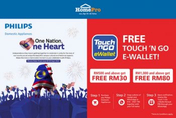 HomePro-PHILIPS-Promo-with-Touch-and-Go-350x235 - Computer Accessories Electronics & Computers Home Appliances IT Gadgets Accessories Johor Kedah Kelantan Kitchen Appliances Kuala Lumpur Melaka Negeri Sembilan Online Store Pahang Penang Perak Perlis Promotions & Freebies Putrajaya Sabah Sarawak Selangor Terengganu 