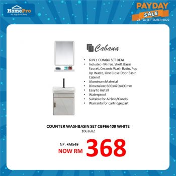 HomePro-Payday-Sale-19-350x350 - Beddings Computer Accessories Electronics & Computers Furniture Home & Garden & Tools Home Appliances Home Decor IT Gadgets Accessories Johor Kedah Kelantan Kitchen Appliances Kuala Lumpur Malaysia Sales Melaka Negeri Sembilan Online Store Pahang Penang Perak Perlis Putrajaya Sabah Sarawak Selangor Terengganu 