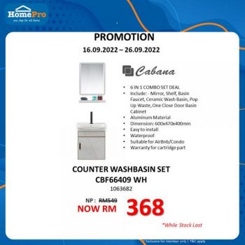 HomePro-September-Hot-Picks-Promotion-3-1-350x350 - Beddings Electronics & Computers Furniture Home & Garden & Tools Home Appliances Home Decor Johor Kedah Kelantan Kitchen Appliances Kuala Lumpur Melaka Negeri Sembilan Pahang Penang Perak Perlis Promotions & Freebies Putrajaya Sabah Sarawak Selangor Terengganu 