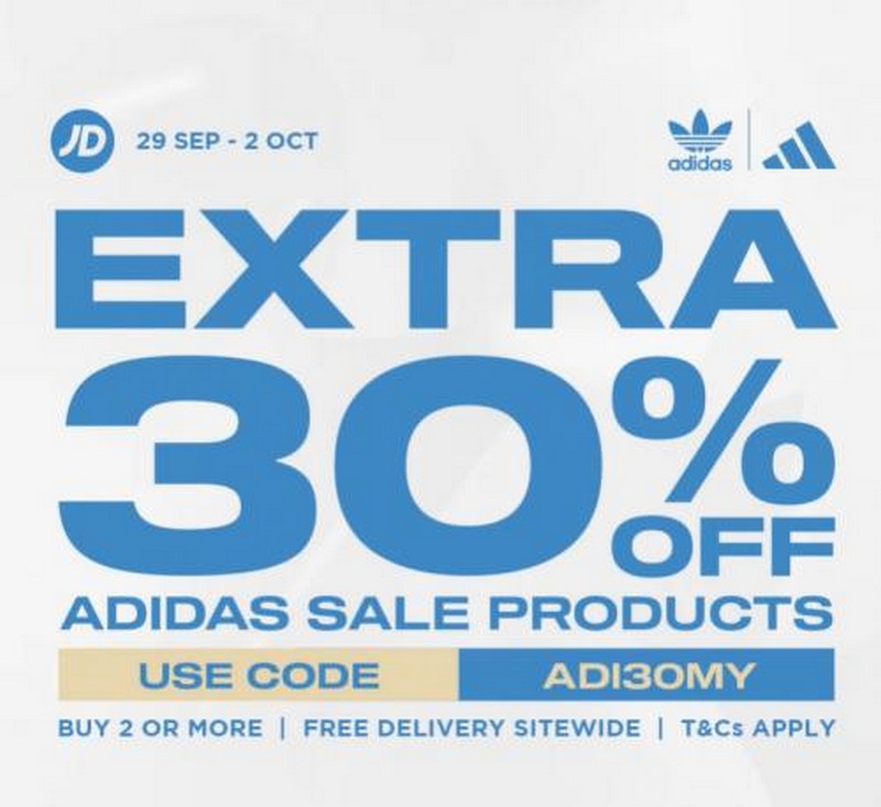 29 Sep-2 Oct 2022: JD Sports Additional 30% OFF Promotion ...