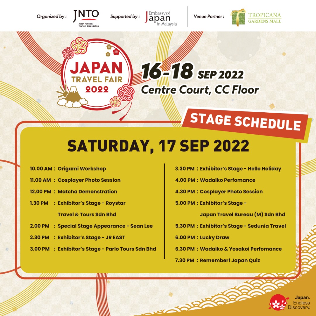 1628 Sep 2022 Japan Travel Fair at Tropicana Gardens Mall