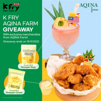 K-Fry-Aqina-Farm-Giveaway-350x350 - Beverages Events & Fairs Food , Restaurant & Pub Johor Kedah Kelantan Kuala Lumpur Melaka Negeri Sembilan Online Store Pahang Penang Perak Perlis Putrajaya Sabah Sarawak Selangor Terengganu 