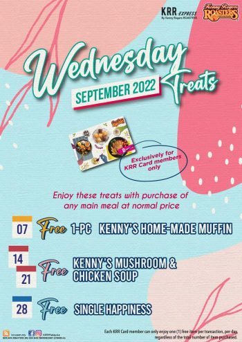 Kenny-Rogers-ROASTERS-September-2022-Wednesday-Treats-Promotion-1-350x494 - Beverages Food , Restaurant & Pub Johor Kedah Kelantan Kuala Lumpur Melaka Negeri Sembilan Pahang Penang Perak Perlis Promotions & Freebies Putrajaya Sabah Sarawak Selangor Terengganu 