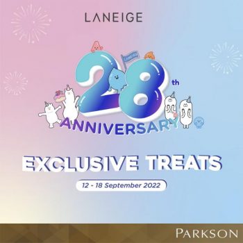 Laneige-28th-Anniversary-Sale-at-Parkson-350x350 - Beauty & Health Cosmetics Johor Kedah Kelantan Kuala Lumpur Malaysia Sales Melaka Negeri Sembilan Pahang Penang Perak Perlis Personal Care Putrajaya Sabah Sarawak Selangor Skincare Terengganu 