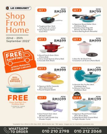 Le-Creuset-Shop-From-Home-Specials-1-350x438 - Home & Garden & Tools Kitchenware Kuala Lumpur Promotions & Freebies Selangor 