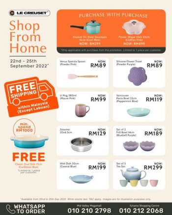 Le-Creuset-Shop-From-Home-Specials-350x438 - Home & Garden & Tools Kitchenware Kuala Lumpur Promotions & Freebies Selangor 
