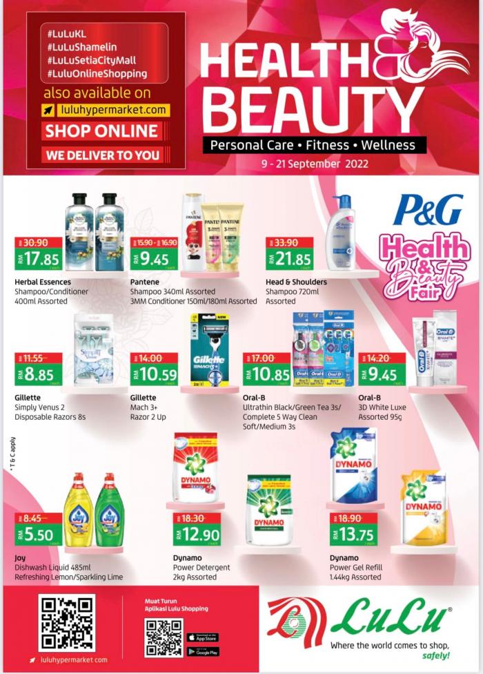 921 Sep 2022 LuLu Health & Beauty Promotion Catalogue