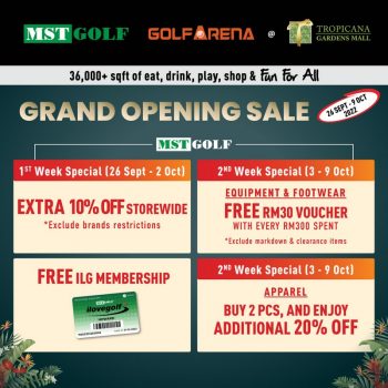 MST-Golf-Grand-Opening-Sale-at-Tropicana-Gardens-Mall-1-350x350 - Golf Kuala Lumpur Malaysia Sales Selangor Sports,Leisure & Travel 
