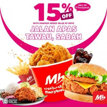 Marrybrown-Jalan-Apas-Tawau-FoodPanda-Opening-Promotion-350x350 - Beverages Food , Restaurant & Pub Promotions & Freebies Sabah 