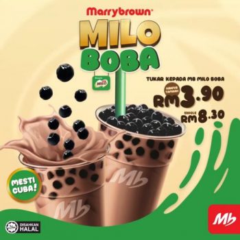 Marrybrown-Milo-Boba-Promo-350x350 - Beverages Food , Restaurant & Pub Johor Kedah Kelantan Kuala Lumpur Melaka Negeri Sembilan Pahang Penang Perak Perlis Promotions & Freebies Putrajaya Sabah Sarawak Selangor Terengganu 